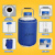 幕山络 液氮存储罐50升50mm口径小型便携式冷冻低温桶生物容器桶 YDS-50B-50