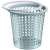 艺姿 家用大号软塑干湿分类压圈垃圾桶圆形纸篓垃圾筒12L YZ-GB105