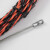 海斯迪克 HKHE-032 电工穿线器 圆头电线线管光纤引线器 三股双色15米(塑钢)+束线器2个