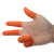 厚创 防滑手指套乳胶指套加厚耐磨防滑橡胶劳保指套点钞护指套 橙色 带麻点【S/小号】500g约600只