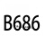 皮带B型584-B1981三角带耐油耐高温动机传动带 银色 B686