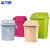 希万辉 户外环卫垃圾桶商用塑料摇盖果皮箱 【40L灰色有盖】XWH0222