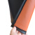 沸耐笙 FNS-25117 加大加厚劳保工业塑料耐酸碱围裙 黑红双层复合围裙110*80 1件