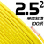 定制金联宇国标阻燃BVR1 1.5 2.5 4 6平方软多股铜芯家装电线铜线 2.5平方 单皮软线(100米)黄色