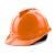 筑采（ZHUCAI）安全帽 透气V型国标ABS 防撞防砸头盔 工程工地建筑 电绝缘安全帽 橙色 按键式 