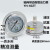 上海天川耐震轴向带边浸油式压力表YN-60ZT液压抗震压力表stcif 压力0-60MPA