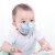 一次性儿童口罩标准 1岁2岁3岁婴儿3D防护6个月幼儿 宝宝防尘防雾霾 0-3岁男宝宝口罩蓝色1只装