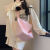 CLCEY 韩系软皮托特包女大容量包包2023新款包包女包单肩包斜挎包 粉色肩带可以调节