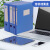 锐明凯 PVC档案盒原料塑料档案盒蓝色档案盒PP档案盒塑料A4塑料档案盒 黑色加厚料3.5公分(整箱100个)