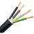 电缆RVV4*6平方毫米软护套线芯国标四芯电源线多股软电线 85米黑色