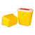标燕（十件起购）【方形5L】黄色塑料垃圾桶一次性 医疗利器盒 锐器桶 BYLJT-11