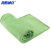 海斯迪克 HKZX-6 无尘擦拭布 擦玻璃厨房地板洗车毛巾 酒店清洁抹布 绿色1条（30×60cm）