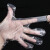 冰禹 BYA-457 实验室一次性手套 PE塑料透明餐饮卫生防护手套 100只