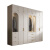 如爵（RUJUE）衣柜家用卧室法式实木质网红储物柜子现代简约玻璃门组合轻奢衣橱 衣柜+顶柜 240cm衣柜