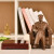 韶之红毛主席铜像坐沙发雕塑伟人红铜古铜紫铜色客厅办公室书房桌面摆件 像12cm不封底款+3cm基座