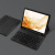 互未（HUWEI）三星Galaxy Tab A8键盘保护套S7/S8平板电脑商务带笔槽无线蓝牙键盘套 曜石黑【全包保护套+蓝牙键盘】 三星S7+/plus 12.4英寸SM-T970