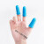 硅胶手指套防烫伤割伤指套耐高温防滑手指套子护手工制作工作干活 蓝色 3个装 大中小