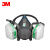 3M6502硅胶防毒面具防有毒气体活性炭面具配6004滤毒盒