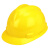 者也（ZYE）V型安全帽工地国标加厚防砸抗冲击劳保头盔透气印字国产ABS款 黄色（10顶）
