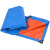苏识 蓝桔160克加厚防雨布 8米*12米 蓝色/橘红色；ST035