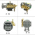 洗车机配件高压清洗机洗车泵配件铜泵头总成QL280/380型通用 380铝泵头+压力表 送修理包