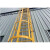 德银 玻璃钢安全爬梯护笼基坑镀锌钢爬梯操作平台工程深井直梯护笼 直梯