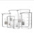 RICH LAB SCRC厚壁玻璃烧杯带刻度耐高温透明无柄量杯100/250/500/1000ml 200ml
