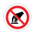 禁止触摸触碰警告标志设备安全标示贴纸警示标签贴防水不干胶标识 白底-禁止触摸 4x4cm