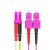胜为 光纤跳线 LC-SC 多模双芯 紫色 15m FLSO-2150