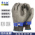 钢丝304L不锈钢环手套电锯机械屠宰裁剪欧盟CE认证5级防切割  M 钢丝编织手套一只