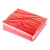 蓓尔蓝 FH-1150 手提垃圾袋加厚（55*80cm/100只装）商用大小号塑料背心垃圾袋 红色