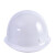 鸣固 ABS高强度安全帽工地工程建筑 领导监理 ABS透气圆顶白色