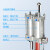 安达通 气液增压缸 气动可调气压压力机冲床气缸总行程增压气缸元件 可调MPT63X150-5-3T 