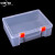 长方形手提透明塑料盒五金零件盒工具箱益智玩具整理箱乐高收纳盒A 透明中号加高36.3*26.7*7.2CM 【空盒