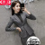 慕淘 职业装女套装新款时尚气质名媛灰色高端西装女总裁西服正装工作服 单件灰色外套 L