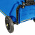 兰诗（LAUTEE）LJT2214 新国标大号脚踏分类垃圾桶物业环卫大垃圾桶 120L蓝色可回收物