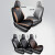 博紫埃安s580座套 21-23款ion s专用汽车坐垫全包围专车专 黑棕色标准版