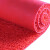 冰禹 BYlj-140 防滑拉丝圈地垫喷丝门垫 塑料防尘车间丝圈地毯 红色 宽1.2米*厚17mm*长1米（要几米拍几）