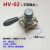 HV-200D/B手转阀 气源切换转换阀 气缸控制器开关HV-02/03/04 HV-200B+3个12mm气管接头1个消音