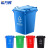 希万辉 30L灰色其他垃圾 商用新国标大号分类垃圾桶街道环卫带盖垃圾箱XWH0009