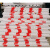直销PVC电力拉线警示管红白反光防护套管单开跨路防撞杆安全标志( 红白1米单价200米起拍