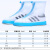 鞋套多彩色加厚防滑防水雨鞋套pvc户外雨天防雨鞋套厂家批发定制七天内发货 蓝白L码(39-40,28.5CM)