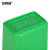 安赛瑞 塑料分类水桶 带盖手提垃圾桶 10L干湿分离厨余垃圾分类过滤餐厨方桶 绿色 710045