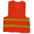 反光背心马甲建筑工地环卫反光交通路政绿化反光衣#200 桔色晶格条
