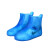 瑞可特 RZF12 防水雨鞋套 防滑加厚雨靴男女中筒鞋套 打扫维修鞋套 蓝色 L 