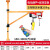 牛人 起重机 微型电动葫芦墙壁吊机立柱支架提升机小型吊机升降起重机 300kg30米电机+房顶支架-遥控款 