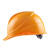 星工安全帽ABS透气型防砸抗冲击领导监工工地建筑工程帽施工免费印字 黄色 按键调节