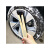 发动机清洗刷子车用钢圈轮毂轮胎清洁刷汽车加长多功能竹柄鬃 加长弧形竹柄刷50把