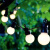 贝工 LED球泡灯串 白亮 暖色 带遥控 户外防雨淋景观亮化G50氛围串灯 太阳能款5米10灯