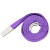 优麦达YMD017 搬运吊装捆绑带拖车救援绳 扁平紫色1吨1米 涤纶扣型吊带